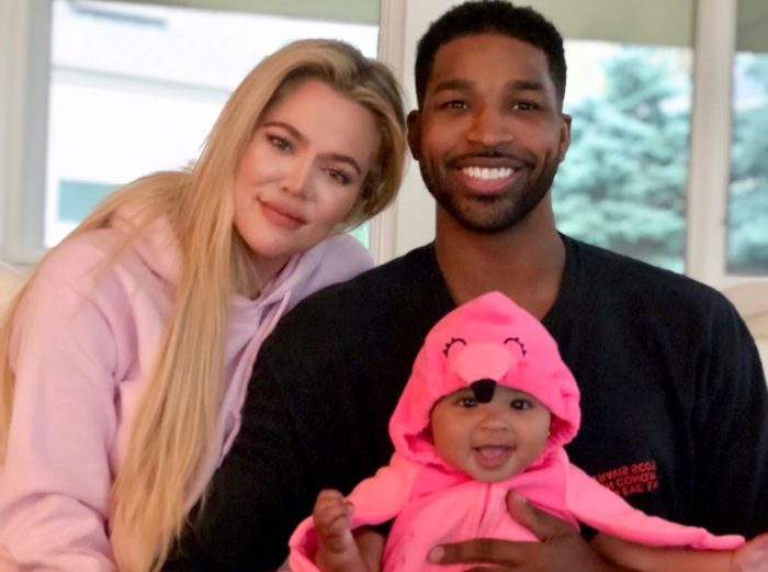 tristan-thompson and khloe and baby