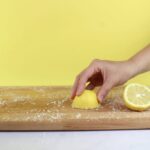 limpiar con limón tabla de madera