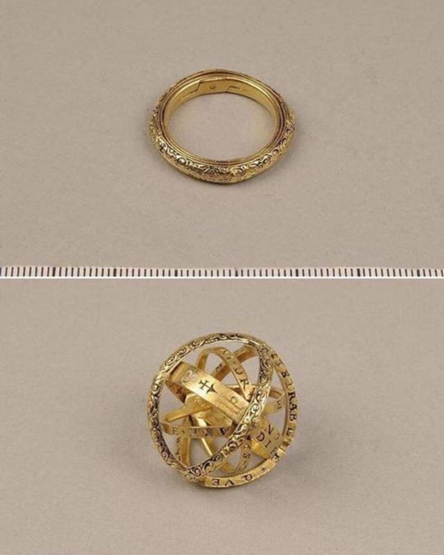 This 16th Century Ring Turns Into An Astronomical Sphere