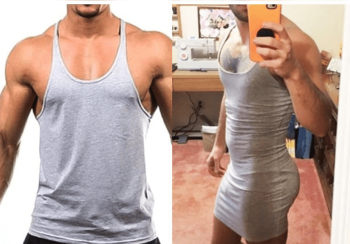 Bodycon dress for men