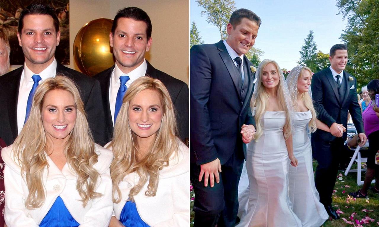 The strangest marriage story .. See two twin girls who got married to two identical siblings – Newspaper Nort | Saudi 24 News