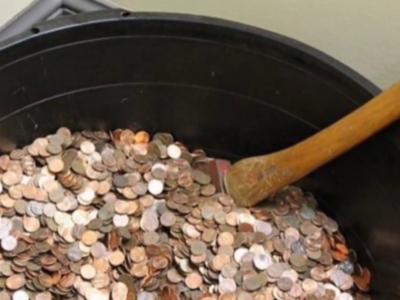Gallon of pennies