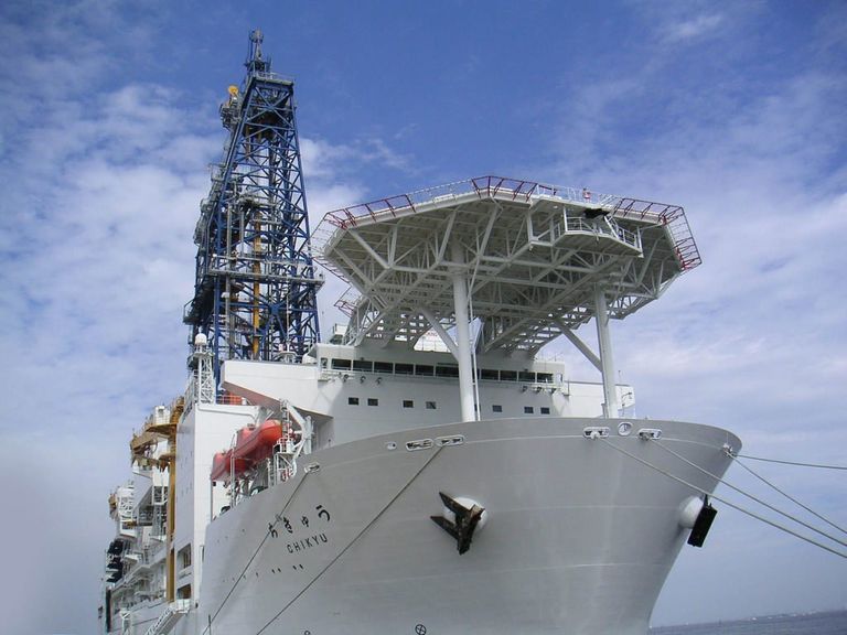 deep sea drilling ship