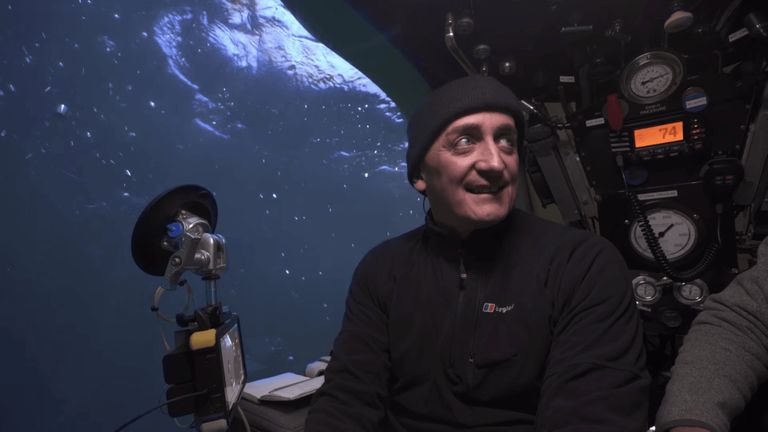 dr. jonathan copley in a submarine