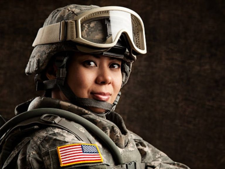 A military woman