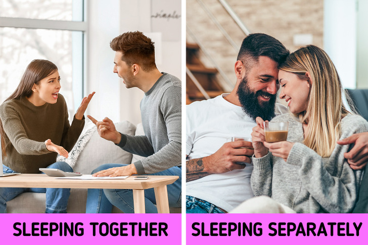 separate beds for couples relation