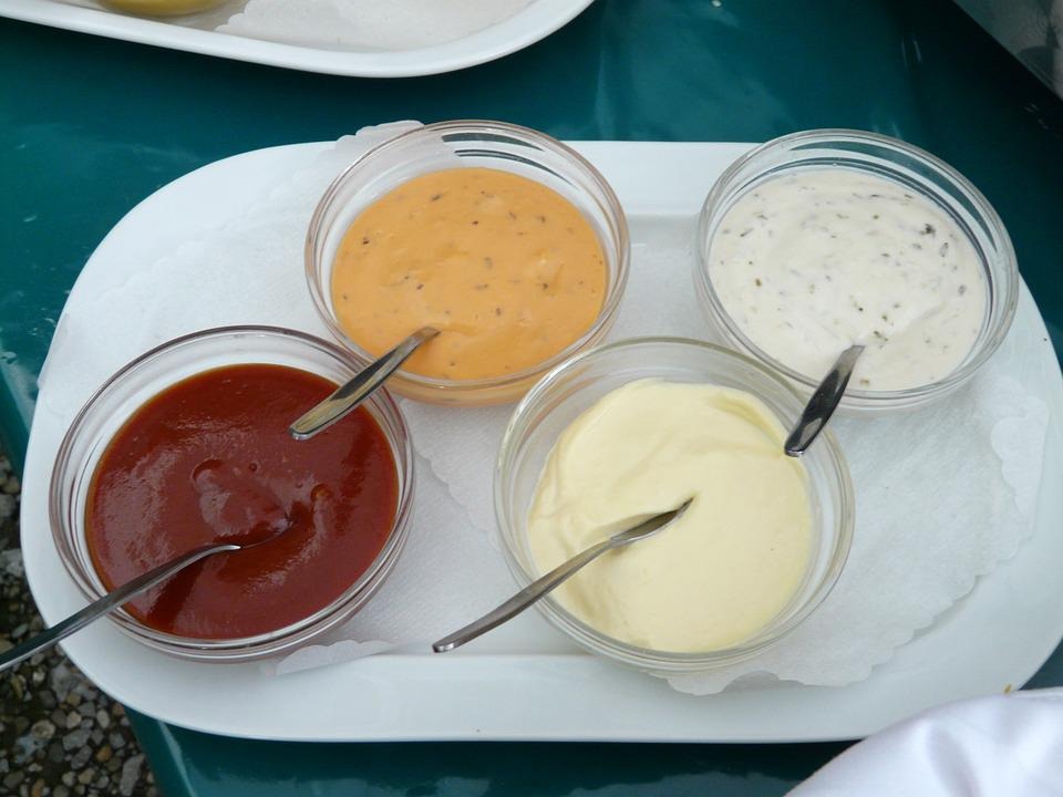 Cuatro tipos de salsas