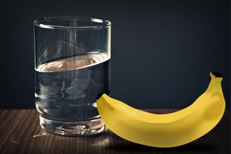 water and banana
