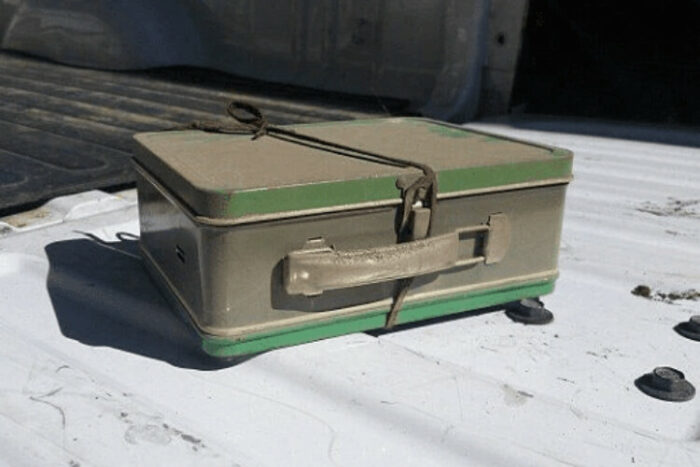 una valigia vintage